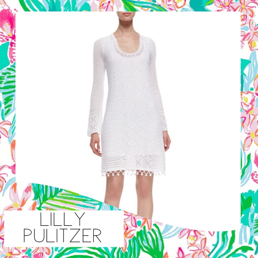 Lilly Pulitzer Athena Dress White Medium